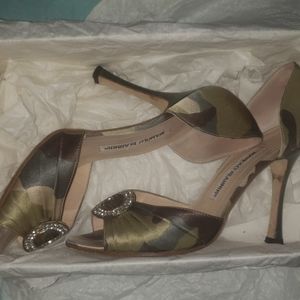 Manolo Blahnik Camouflage Heels